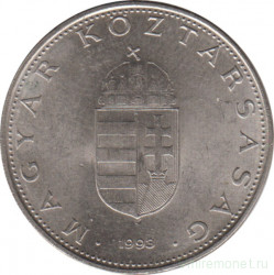 Монета. Венгрия. 10 форинтов 1993 год.