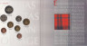 Монеты. Латвия. Набор официальный в буклете 2004 год. ав.