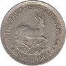 Монета. Южно-Африканская республика (ЮАР). 5 шиллингов 1948 год. ав.