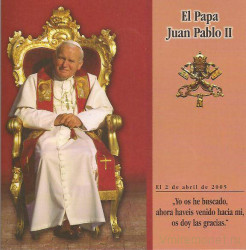 Монета. Мальта. Орден госпитальеров. Набор 5 штук в буклете. 1 лира 2005 год. Папа Иоан Павел II.