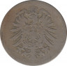 Монета. Германия (Германская империя 1871-1922). 10 пфеннигов 1875 год. (B). рев.