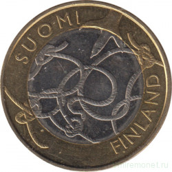 Монета. Финляндия. 5 евро 2011 год. Исторические регионы Финляндии. Тавастия.