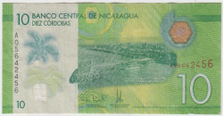 Банкнота. Никарагуа. 10 кордоб 2014 год. Тип 209.