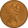Монета. США. 1 цент 2002 год. Монетный двор D. ав