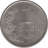 Монета. Бразилия. 1 крузейро 1976 год. ав.