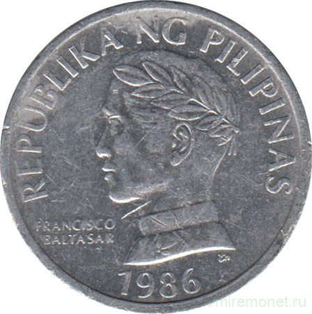 Монета. Филиппины. 10 сентимо 1986 год.
