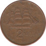 Монета. Греция. 2 цента 2004 год. ав.