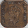 Монета. Малайя (Малайзия). 1 цент 1940 год. рев.
