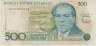 Банкнота. Бразилия. 500 крузадо 1986 - 1988 года. Тип 212c. ав.