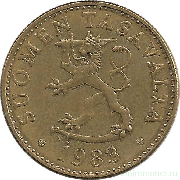 Монета. Финляндия. 50 пенни 1983 год (N).