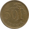 Монета. Финляндия. 50 пенни 1983 год (N). рев.