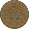 Монета. Барбадос. 5 центов 1982 год. ав.