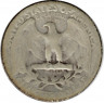 Монета. США. 25 центов 1940 год.