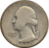 Монета. США. 25 центов 1940 год.