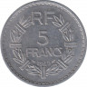  Монета. Франция. 5 франков 1945 год. Монетный двор - Париж. ав.
