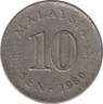 Монета. Малайзия. 10 сен 1980 год. ав.