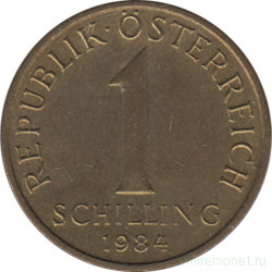 Монета. Австрия. 1 шиллинг 1984 год.