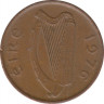 Монета. Ирландия. 1 пенни 1976 год. ав.