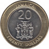 Монета. Ямайка. 10 долларов 2006 год. рев.