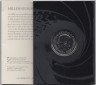 Монета. Великобритания. 5 фунтов 2024 год. Джеймс Бонд. Агент 007. "Умри, но не сейчас". Hovercraft. В буклете.