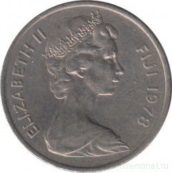 Монета. Фиджи. 10 центов 1978 год.