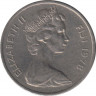 Монета. Фиджи. 10 центов 1978 год. ав.