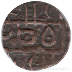 Монета. Бутан. 1/2 рупии 1835 год. Тип 2.