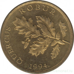 Монета. Хорватия. 5 лип 1994 год.