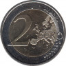 Монета. Финляндия. 2 евро 2020 год. 100 лет со дня рождения Вяйнё Линна. рев.
