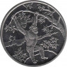 Монета. Сьерра-Леоне. 1 доллар 2006 год. Шимпанзе. ав.