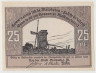 Бона. Нотгельд. Германия. Город Штаргард. 25 пфеннигов 1922 год. Вариант 1253.1.2. рев.