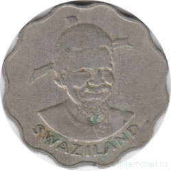 Монета. Свазиленд. 50 центов 1975 год.