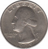 Монета. США. 25 центов 1979 год. ав.