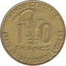 Монета. Западноафриканский экономический и валютный союз (ВСЕАО). 10 франков 2009 год. рев.