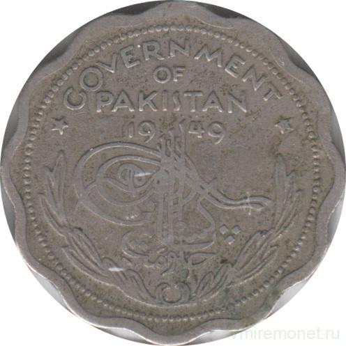 Монета. Пакистан. 1 анна 1949 год.