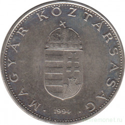 Монета. Венгрия. 10 форинтов 1994 год.