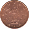 Монета. Сан-Марино. 2 цента 2004 год. ав.