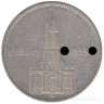 Монета. Германия. Третий Рейх. 5 рейхсмарок 1934 год. Монетный двор - Берлин (А). С подписью. Монета. Германия. Третий Рейх. 5 рейхсмарок 1934 год. Монетный двор - Берлин (А). С подписью.