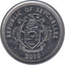 Монета. Сейшельские острова. 25 центов 2010 год. ав.