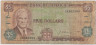 Банкнота. Ямайка. 5 долларов 1991 год. Тип 70d. ав.