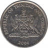 Монета. Тринидад и Тобаго. 10 центов 2006 год. ав.