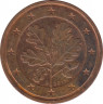Монета. Германия. 2 цента 2015 год. (F). ав.