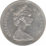 Монета. Канада. 10 центов 1967 год. 100 лет Конфедерации Канады. рев.