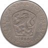  Монета. Чехословакия. 5 крон 1966 год. ав.